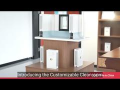 PU/EPS/MGO/Steinwolle Reinraum-Sandwichplatte mit feuerfesten/schalldichten/leichten Eigenschaften für Reinräume